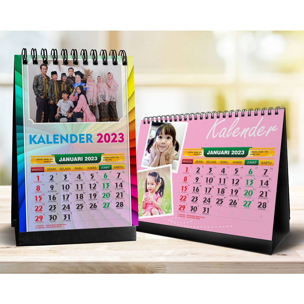 Jual Sehari Jadi Kalender Duduk 2023 Custom Foto Kalender Meja Stitch 7182 Hot Sexy Girl 