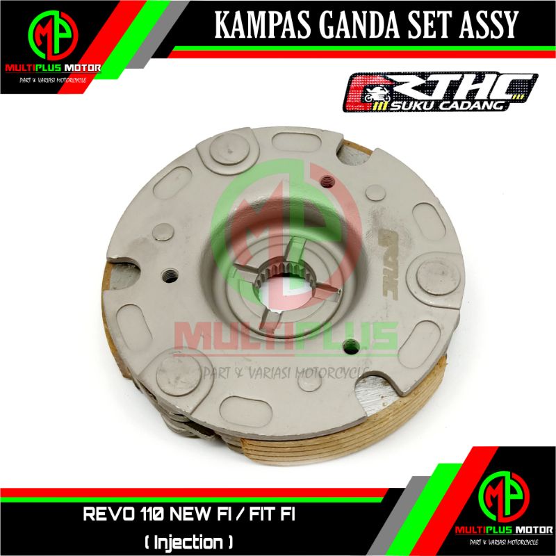 Kampas kopling ganda otomatis set assy REVO FIT FI,REVO FIT 110 FI,REVO ABSOLUTE REVO 110