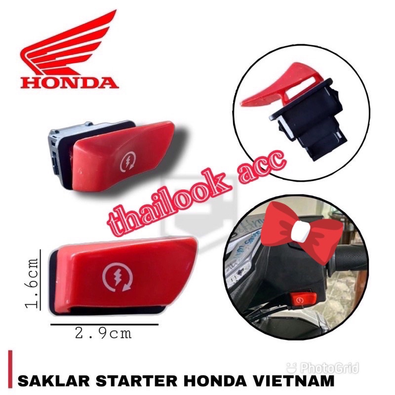 SAKLAR STARTER ORI WARNA HONDA VIETNAM UNTUK VARIO 125 150 LED OLD DAN LAINYA