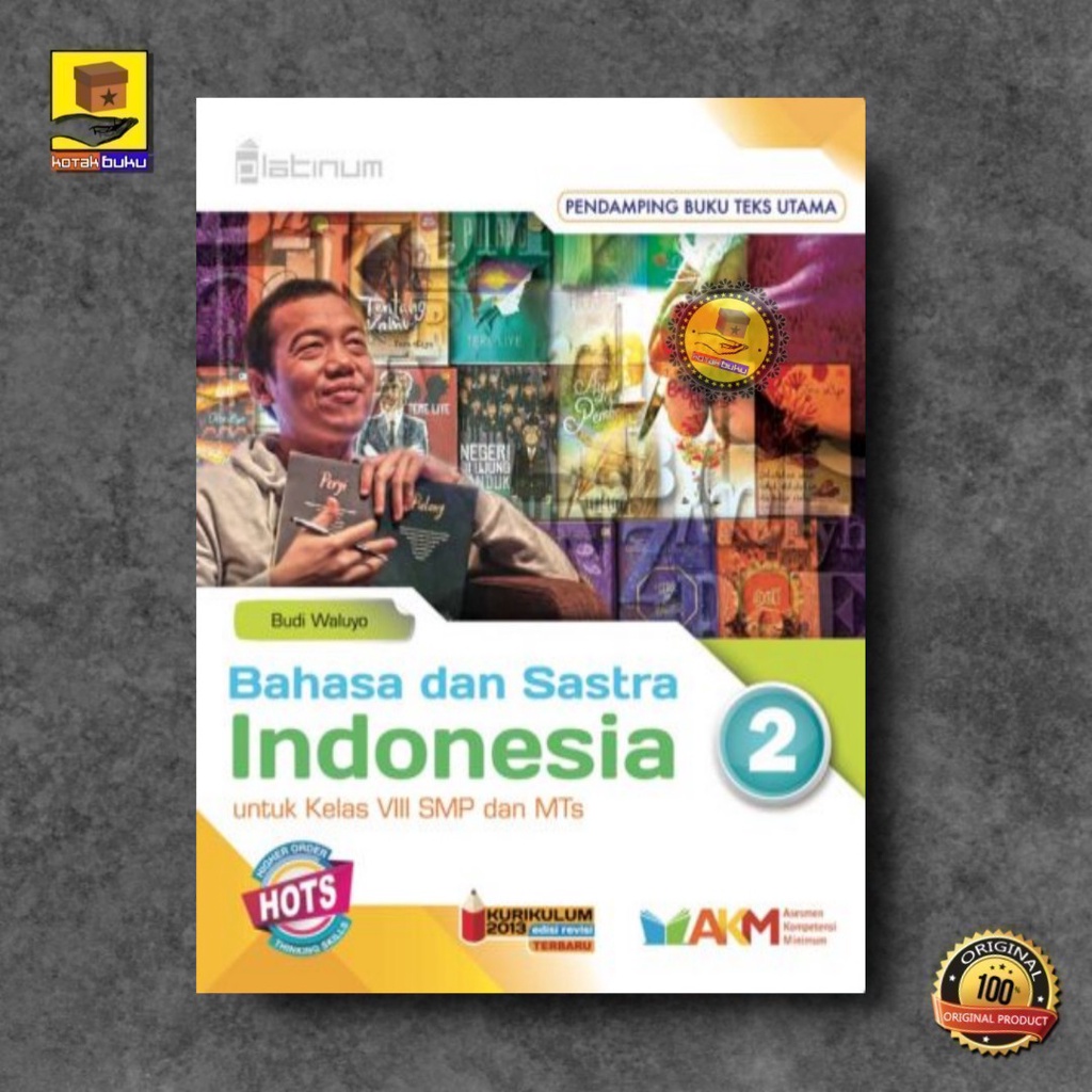 Buku Bahasa Indonesia Kelas 7 8 9 SMP / BI SMP / Bahasa Indonesia SMP / PLATINUM HOTS / SEKOLAH PENGGERAK-2