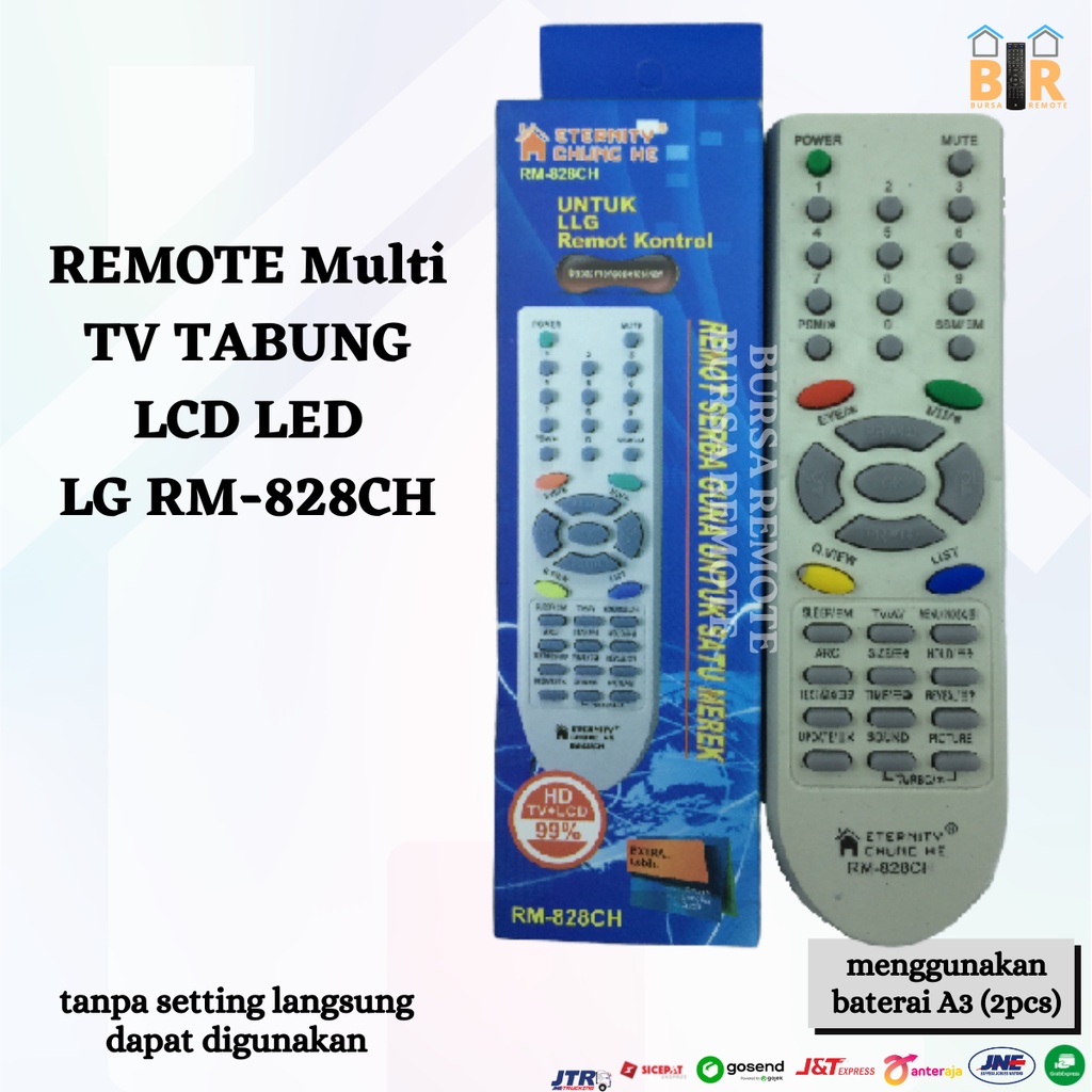 Remot LG Multi TV Tabung LCD LED LG 828 / ECERAN Dan GROSIR