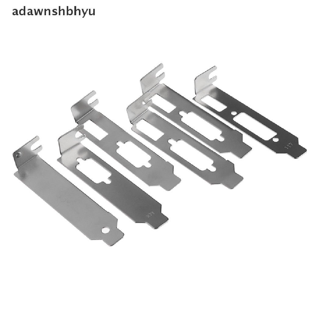 Adawnshbhyu Bracket Adapter Profil Rendah DVI HDMI VGA Port Untuk Kartu Video Grafis Setengah Tinggi