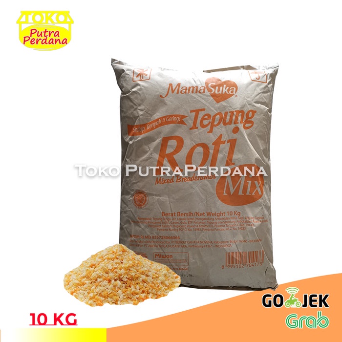 

BISA COD Tepung Roti I Panir I Bread Crumb I Panko MIX MAMASUKA 10kg