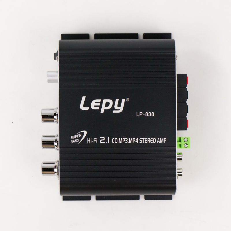 Lepy HiFi Stereo Amplifier Treble Bass Booster - LP-838