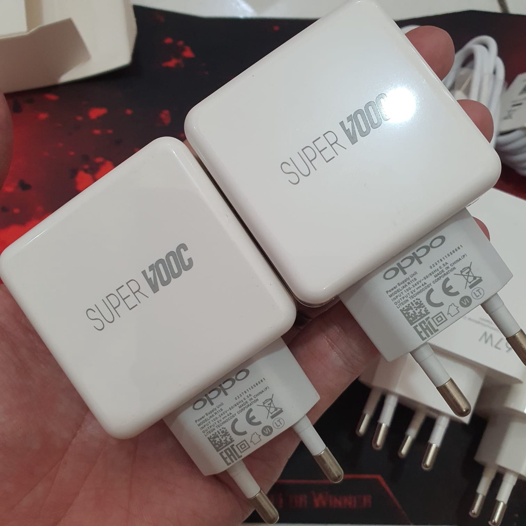 Charger Oppo Super VOOC 5 Ampere Copotan