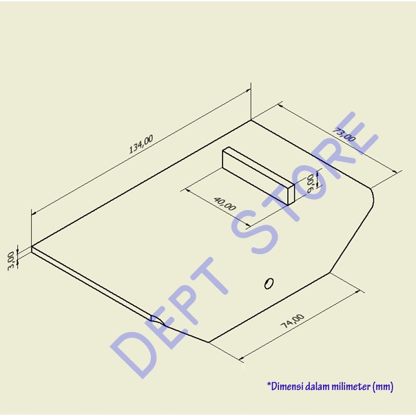 Display Sepatu Akrilik 4 Tingkat Acrylic Mika Sepatu 4 Susun