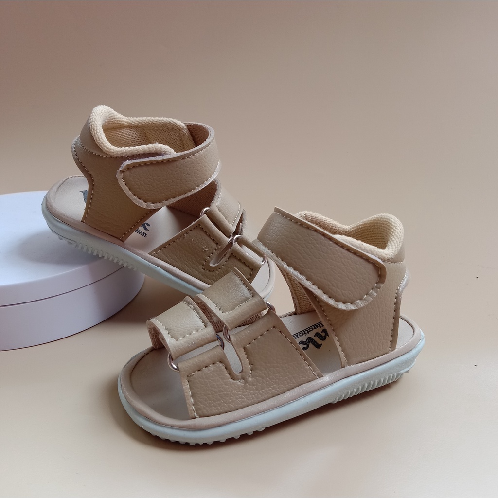 SEPATU SANDAL BUNYI USIA 1-3 TAHUN ANAK BAYI LAKI LAKI  / SEPATU SANDAL ANAK COWOK BALITA MURAH SANDAL BABY KEREN- SSTR