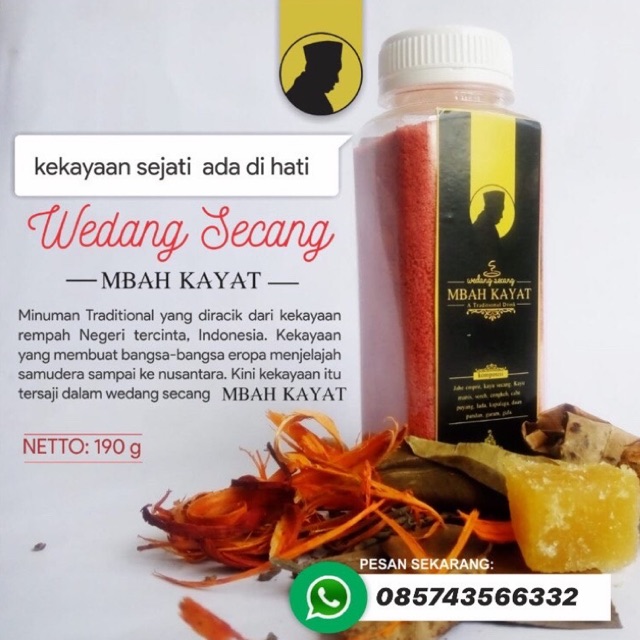 

Wedang secang / wedang uwuh instan