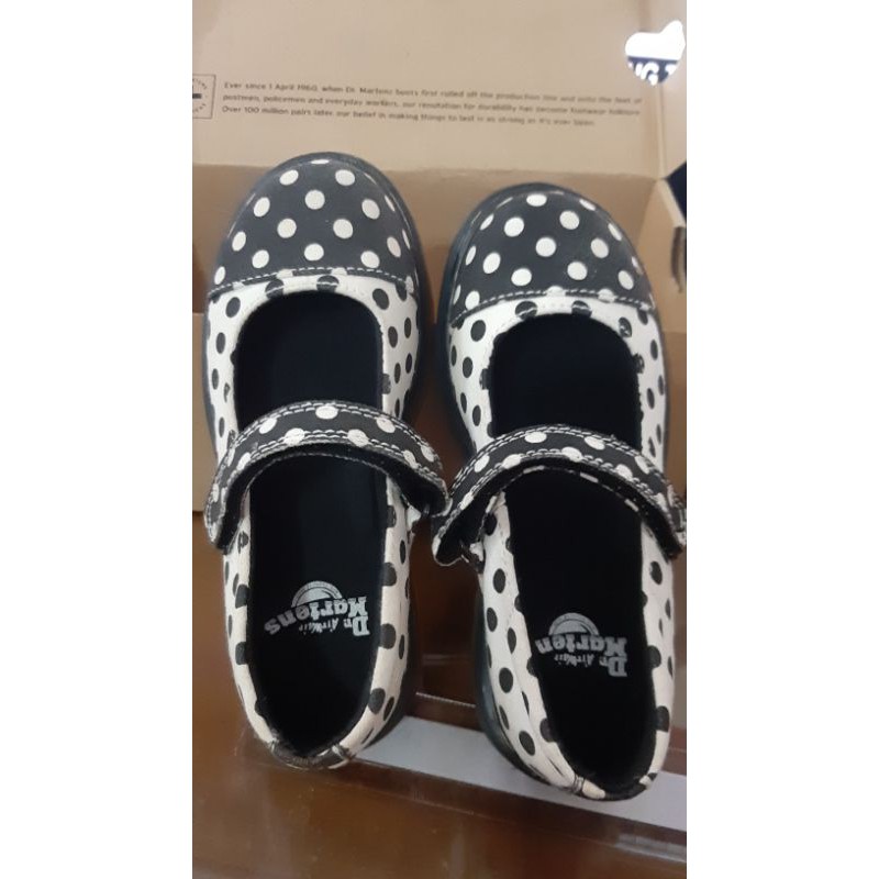 sepatu anak dr martens polkadot ORIGINAL