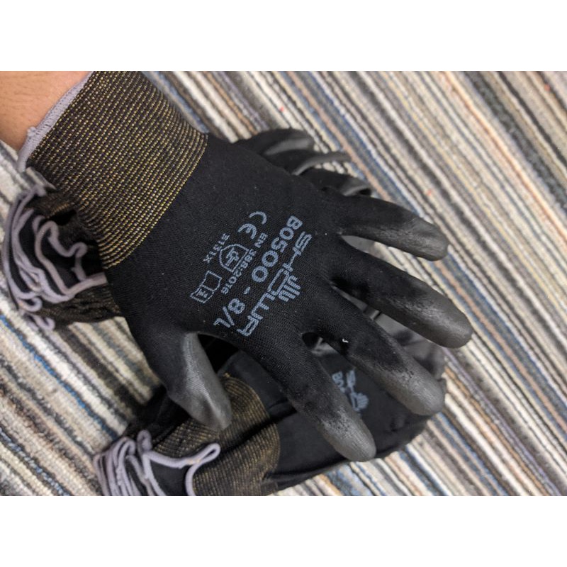 sarung tangan safety hitam merk comet promaster shimadll GROSIR