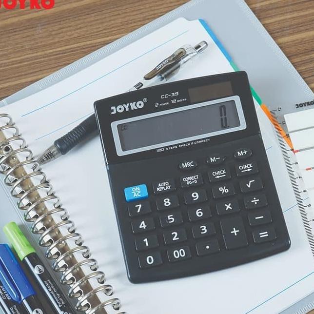 

ー MLV Calculator / Kalkulator Joyko CC-39 / 12 Digits / Check Correct Best¯