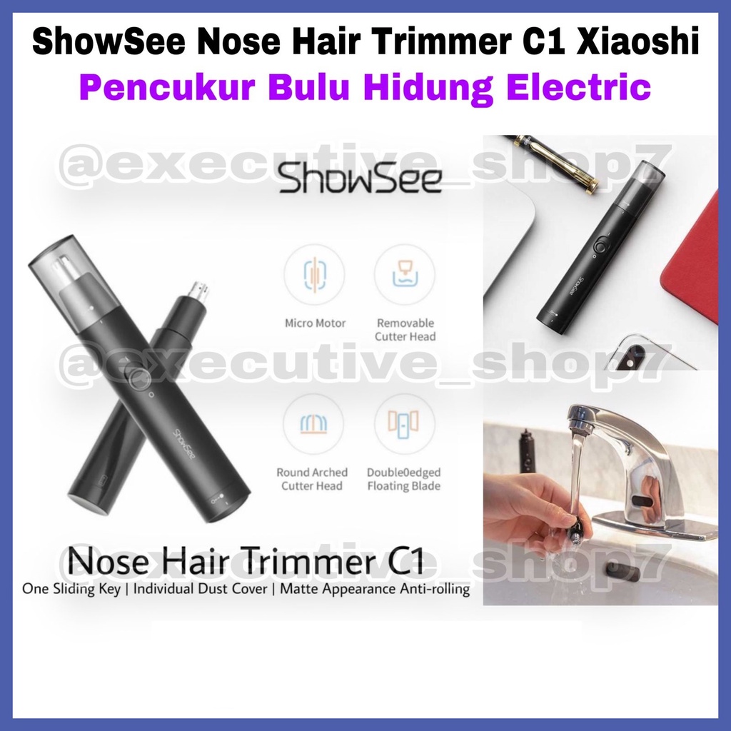 ShowSee Nose Hair Trimmer C1 Xiaoshi - Pencukur Bulu Hidung Electric