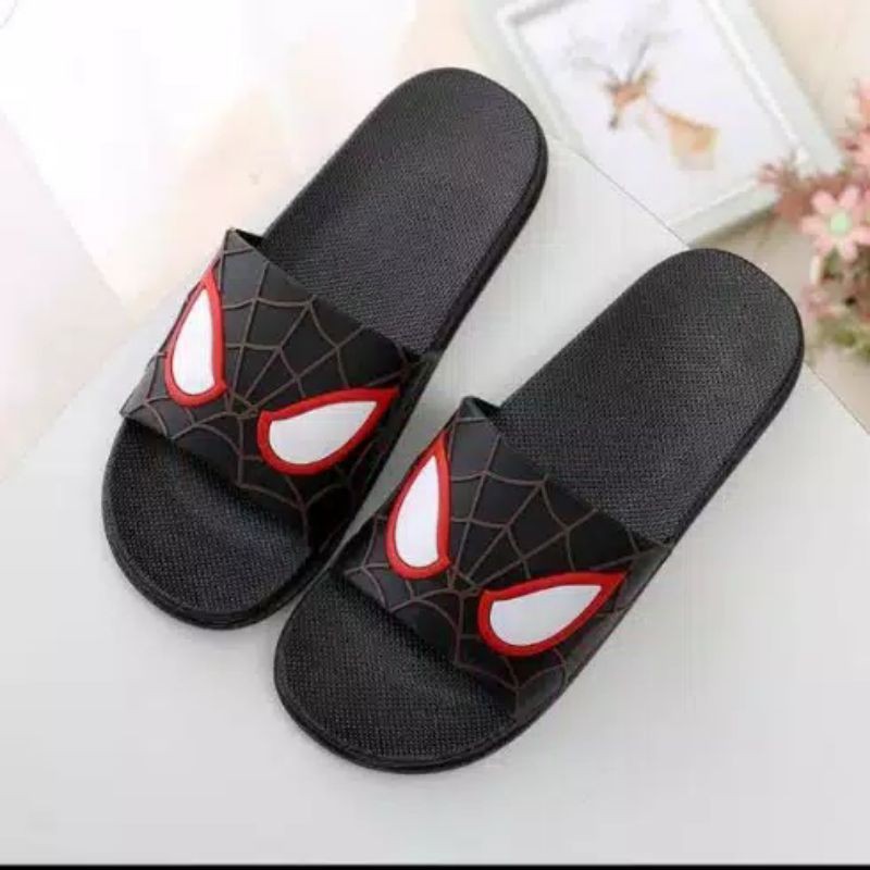 sandal anak dan dewas spiderman x