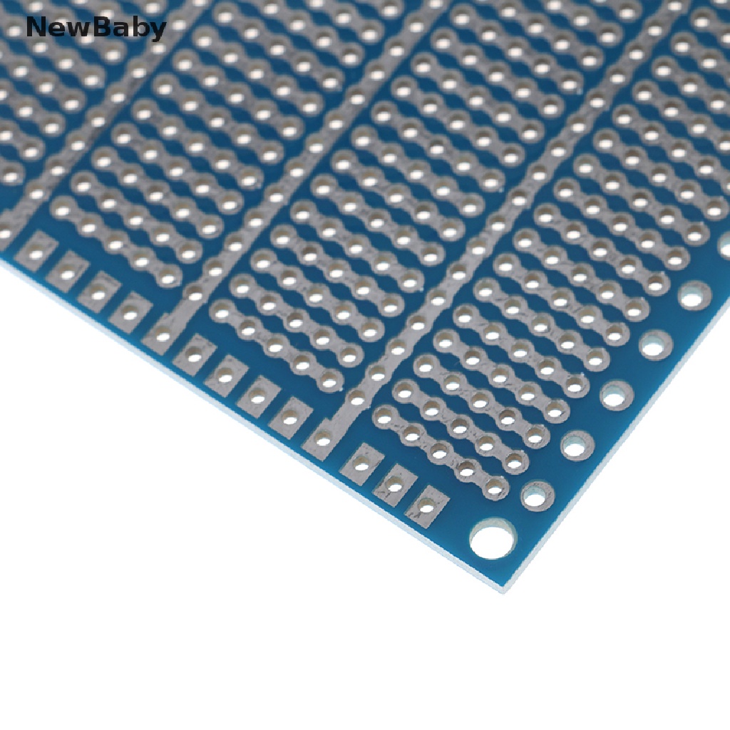 1pc Papan Sirkuit PCB Matrix Universal Satu Sisi 10x15cm Warna Biru Untuk Eksperimen