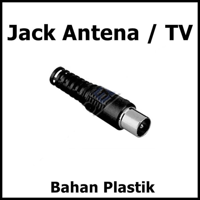 Jack Antena Antenna TV Bahan Plastik