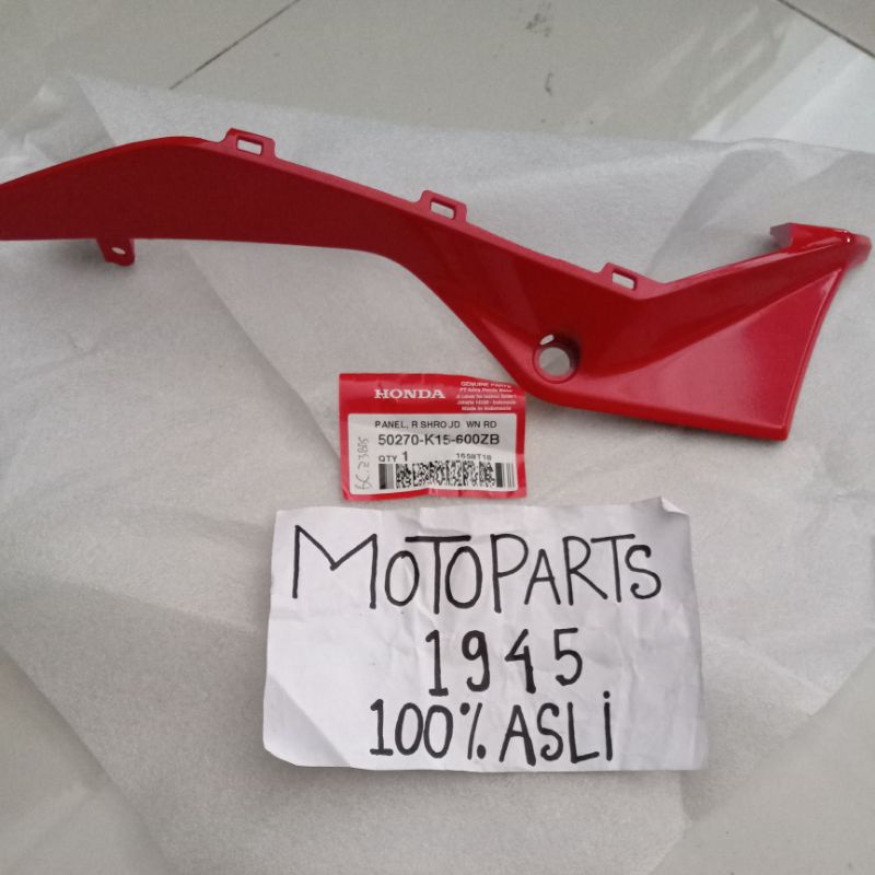 PANEL R SHROUD HONDA CB150R STREETFIRE K15M SAMBUNGAN SAYAP TANGKI DALAM KANAN CB150R LED MERAH