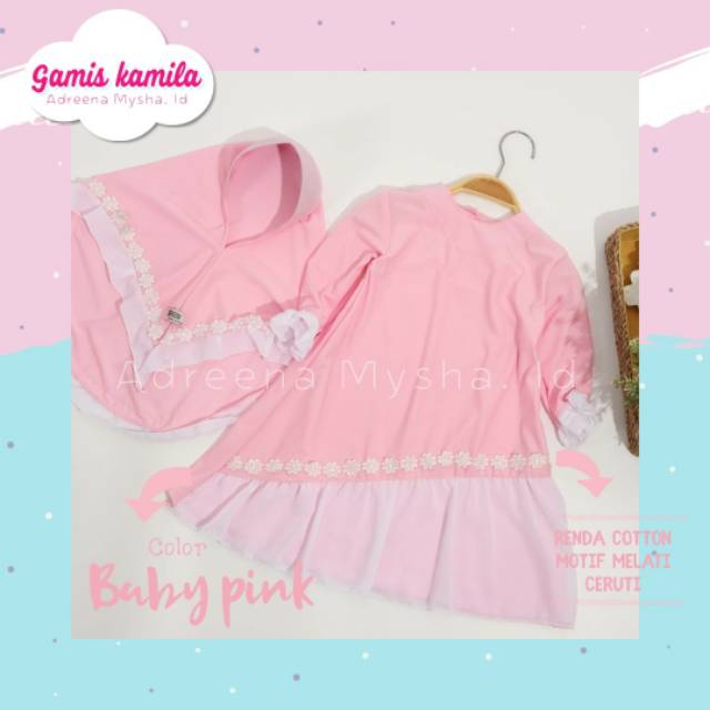 GAMIS KAMILA 0-3 tahun Gamis bayi dan anak anak Busana muslim