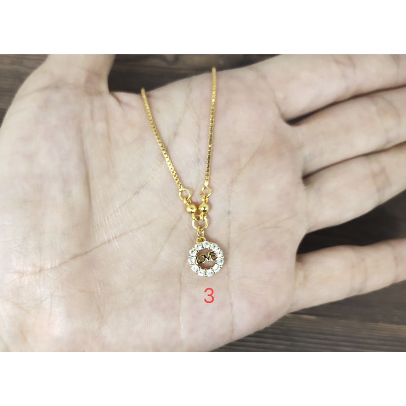 Fifi Fashion Kalung Koye Anak Blink Model Perhiasan Lapis emas KA01