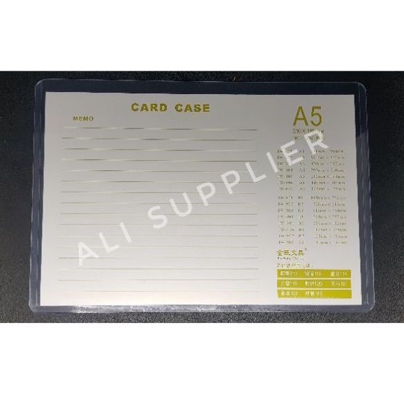 CARD CASE A5 TEBAL / SAMPUL A5 / COVER A5 / PLASTIK A5 / MAP A5 / CARDCASE A5 / MAP A5 / SAMPUL BENING KAKU / SAMPUL A5 RIGID / COVER MAP A5 / PELINDUNG KERTAS / COVER MAP/ SAMPUL KERTAS A5 / MAP SAMPUL KERTAS A5 / SAMPUL DOKUMEN KERTAS / SAMPUL NOTA