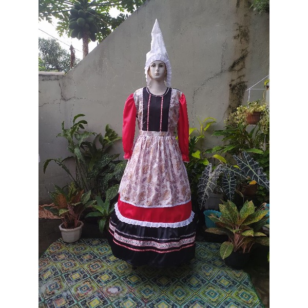 baju adat belanda/baju tradisional belanda/kostum belanda