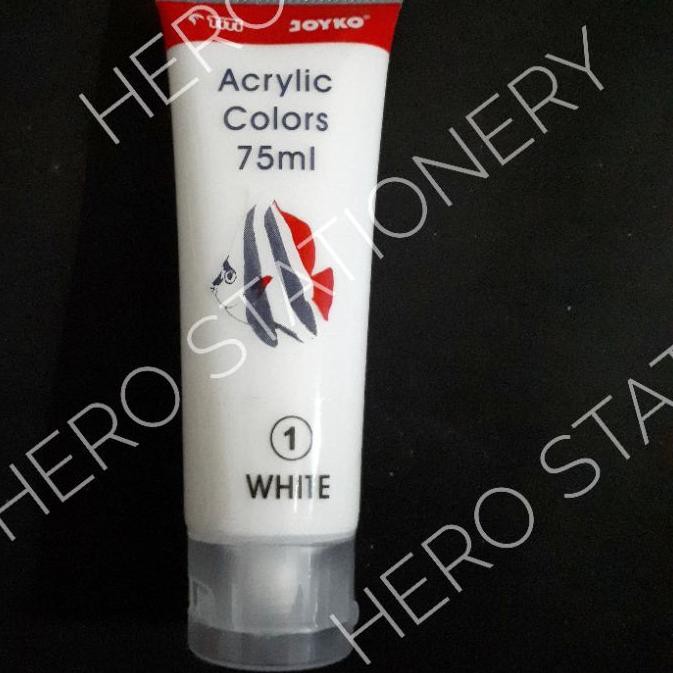 

Gratis Ongkir!! (uiy-764) Cat acrylic akrilik titi tube 75 ml warna putih white 1