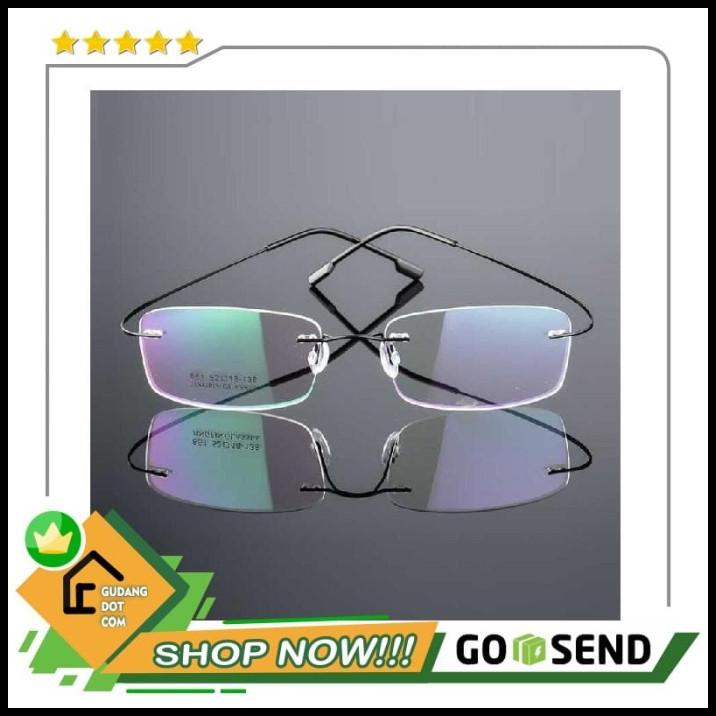 Frame Kacamata Frameless Titanium Ultra Light - Jhy-295