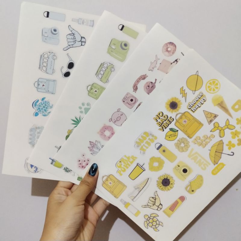 

[GSB OFFICIAL] 36-40 PCS Sticker Sheet Tumblr