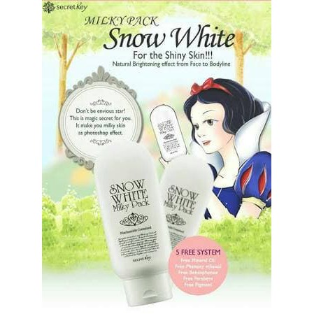 Secret Key Snow White Milky Pack 200Gr