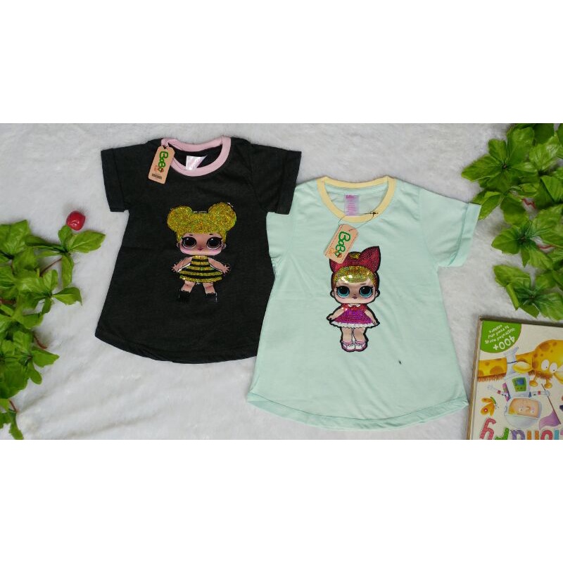 Kaos Anak Perempuan Manik Manik by Bobo kids