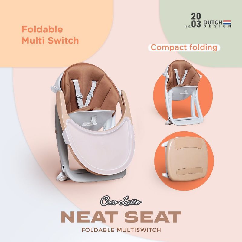 Makassar - Kursi Makan Baby Chair Cocolatte High Chair Neat Seat Multiswitch Multi Switch