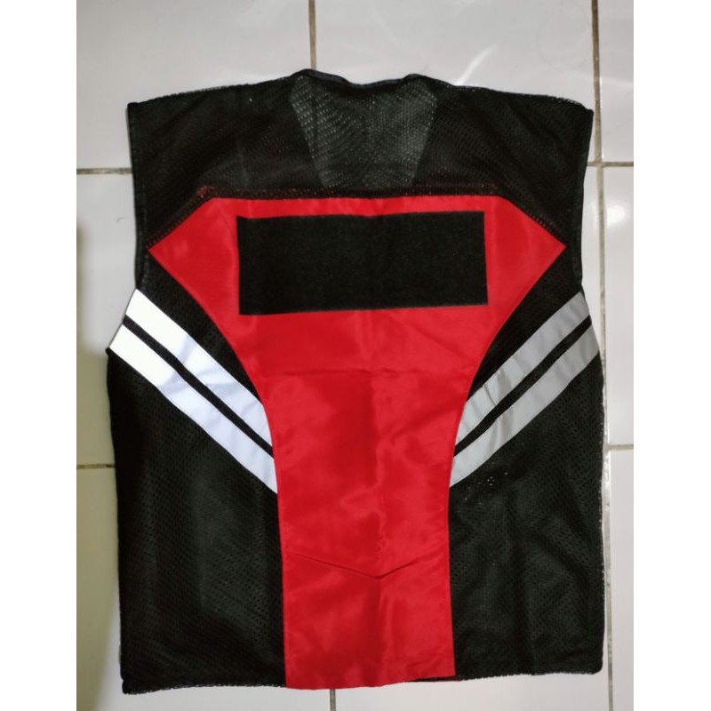 ROMPI SAFETY BERLOGO PU DAN K3 MERAH BAHAN TASLAN SAMPING JARING