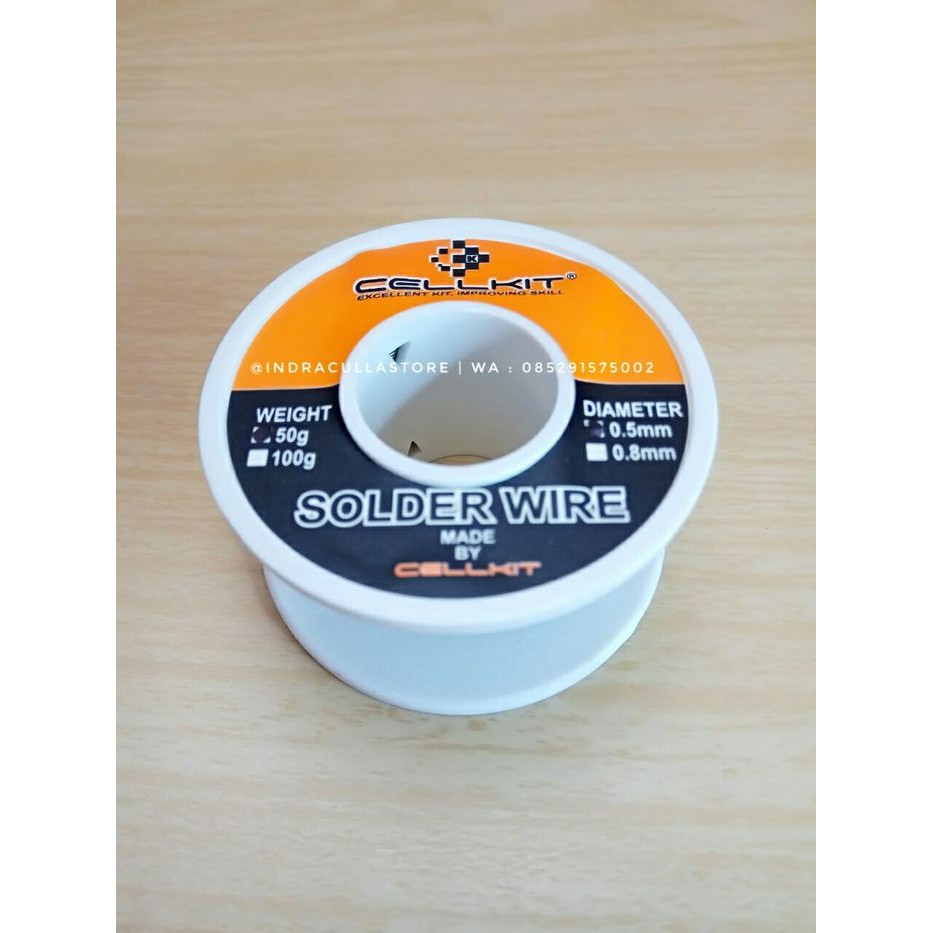 

Cellkit timah gulung 0.05mm 50gr