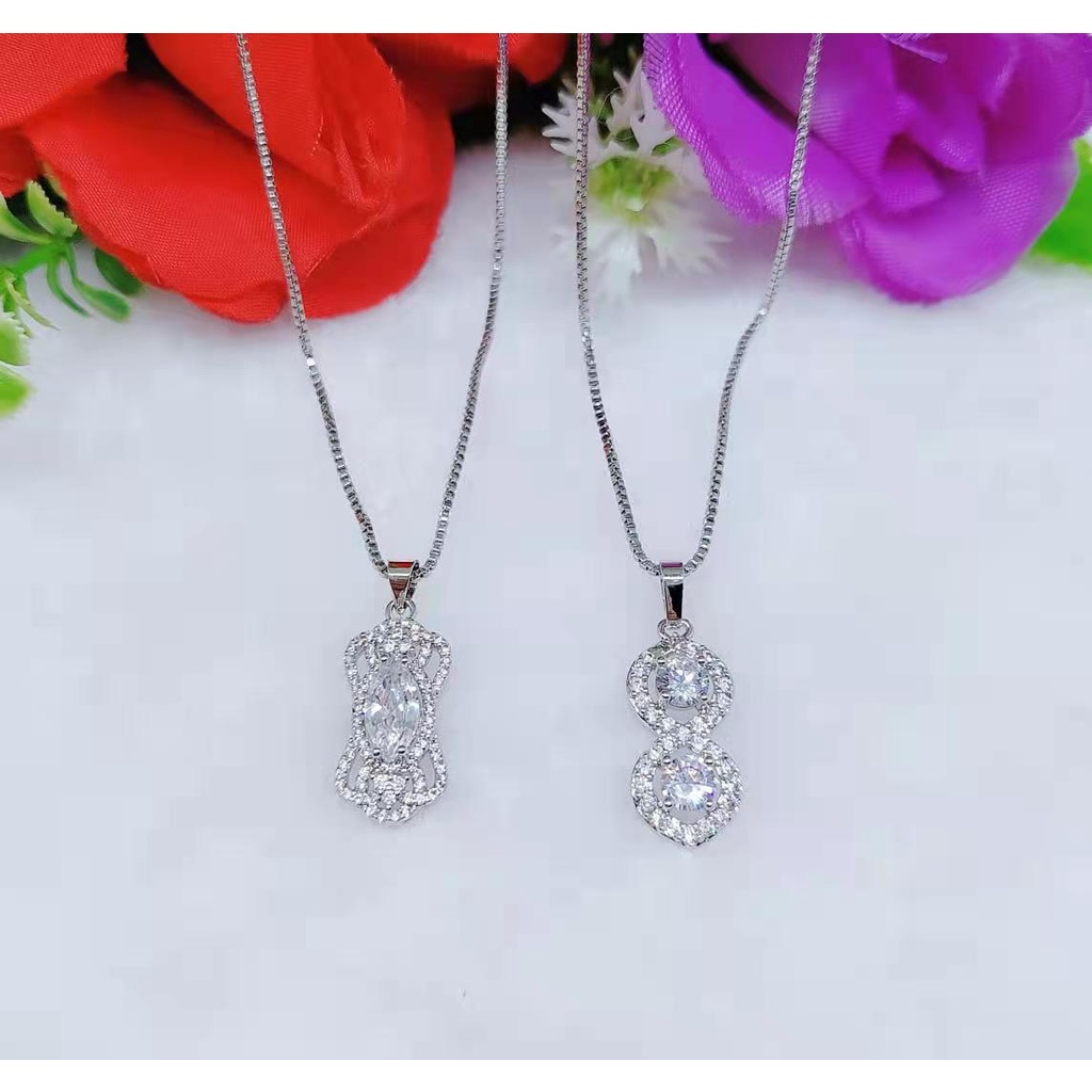 Kalung Xuping Permata Lapis Emas Perhasan B32-37