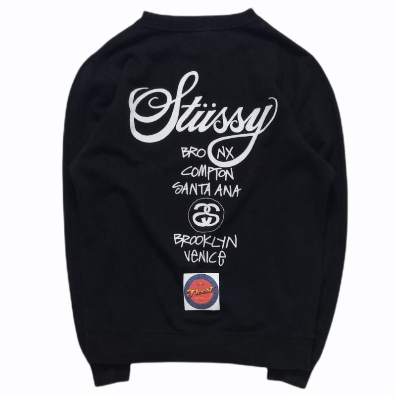 CREWNECK STUSSY TOUR SECOND ORIGINAL
