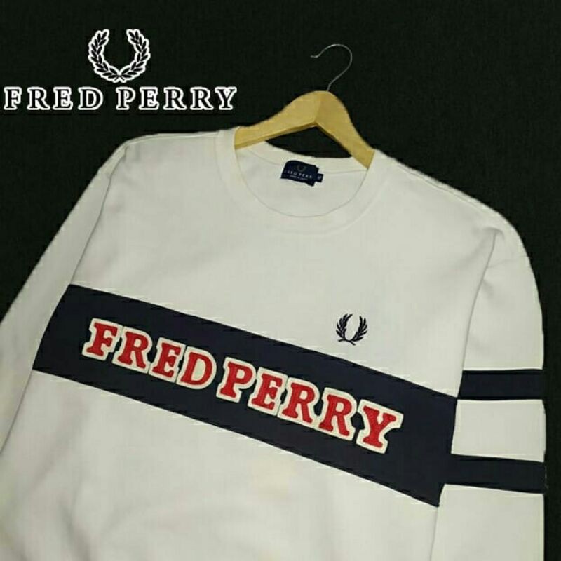 Crewneck Sweater Vintage Fred Perry Second Bekas Preloved