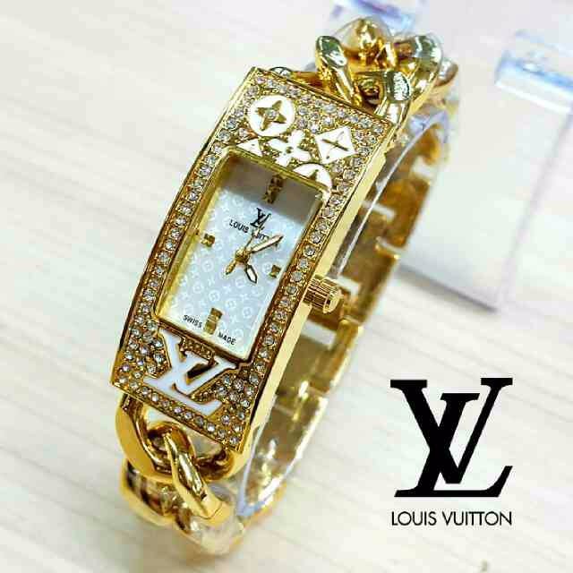 Jam Tangan LV Cewek | LV Kepang Mini Gold B_SWH