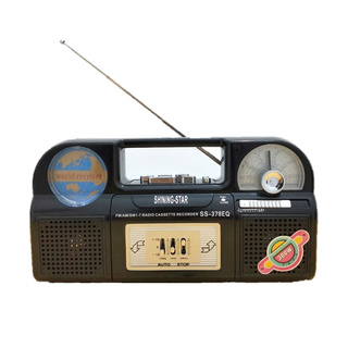 Radio FM AM SW Portable Radio Bentuk Compo Vintage Radio FM AM SW Tape Pemutar Kaset Pita Cassette Player