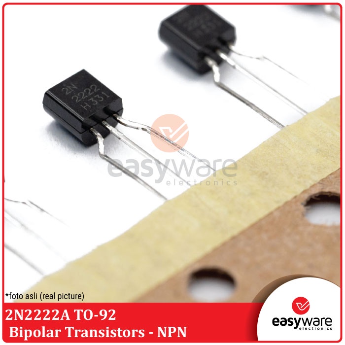 Transistor NPN 2N2222 2N2222A TO-92 with paper package