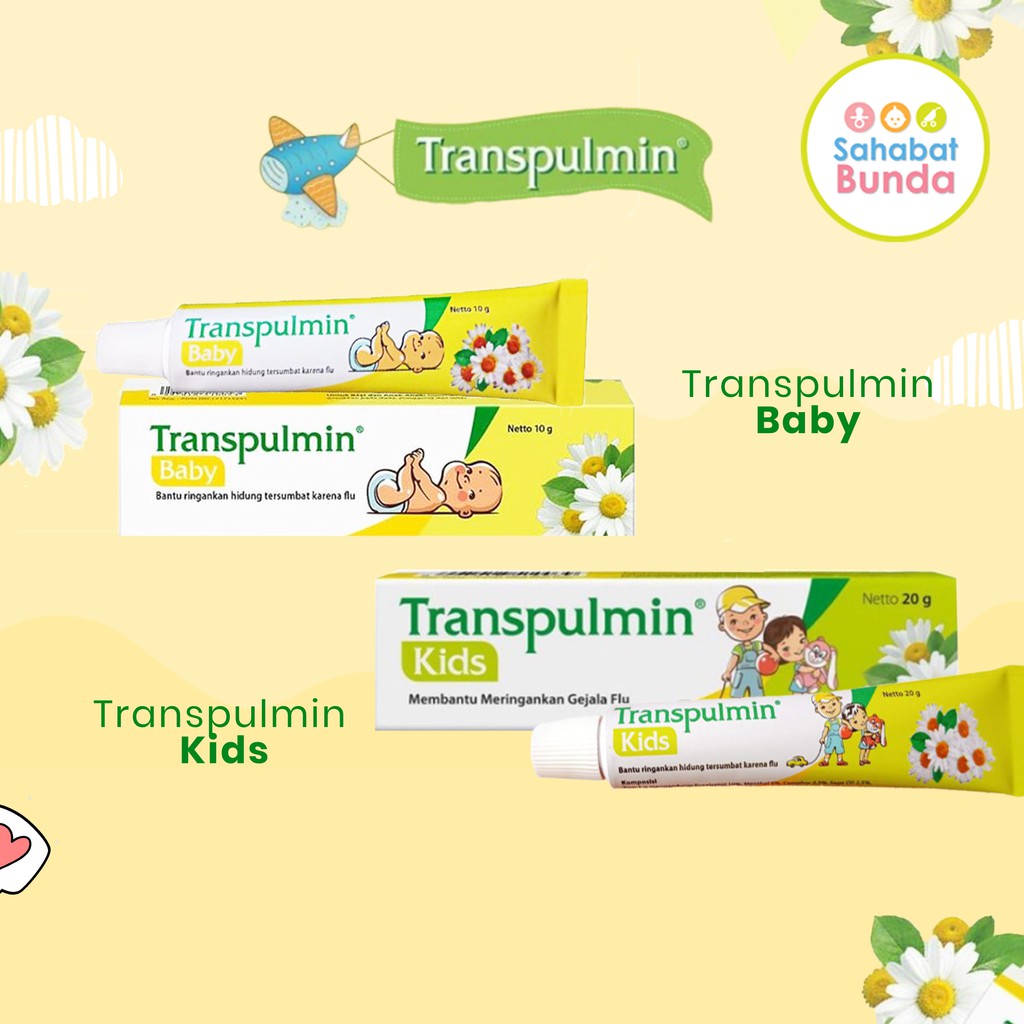 TRANSPULMIN 20gr Baby / Kids Balsam Balsem Batuk Pilek Untuk Bayi