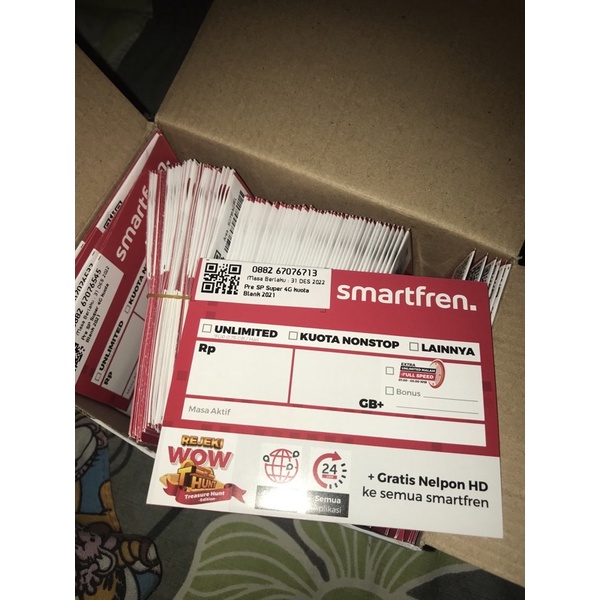 vocher atau kartu smartfren 1box
