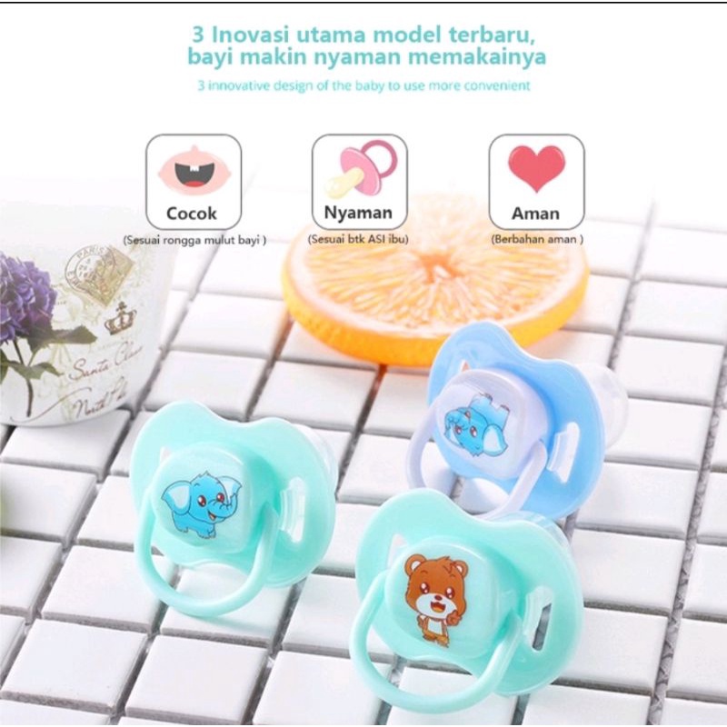 DOT EMPENG BAYI ADA PENUTUP BABY PACIFIER