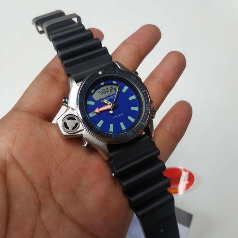 JAM TANGAN DIVER STYLE Sanda watch homage citizn aqualand