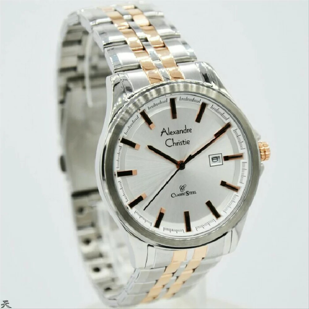 Alexandre Christie 8402 ORIGINAL Pria Silver Rosegold