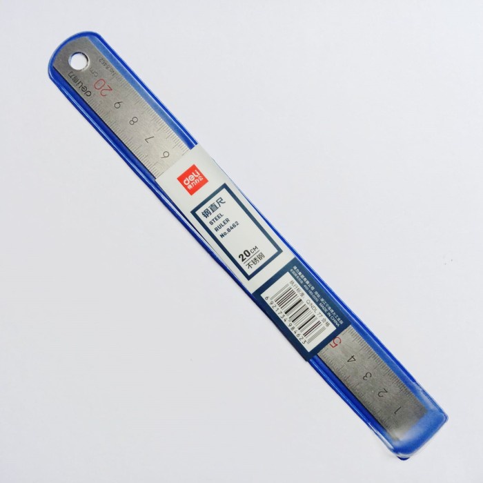 

Promo Bulan Ini Penggaris Besi / Stainless Steel Deli 20 Cm Tebal Murah