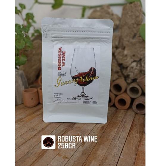 

⇿ Volcano coffee Kopi Robusta Wine 250gr Robusta Wine Temanggung ゅ