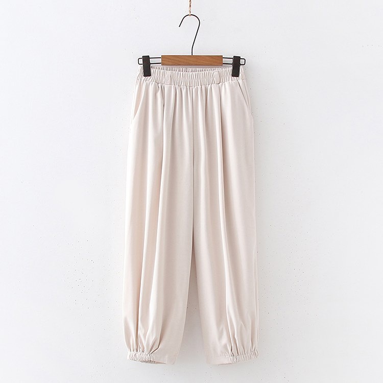 HARUKA PANTS - celana bahan jatoh / celana wanita / celana panjang / pants murah / celana wolfis