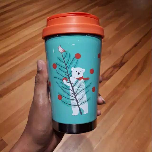 Tumbler Starbucks holiday christmas 2019 tall beruang