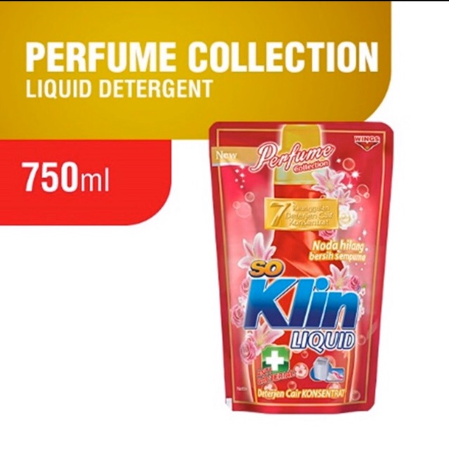 So Klin Liquid Detergent (Perfume) Pouch 750ml