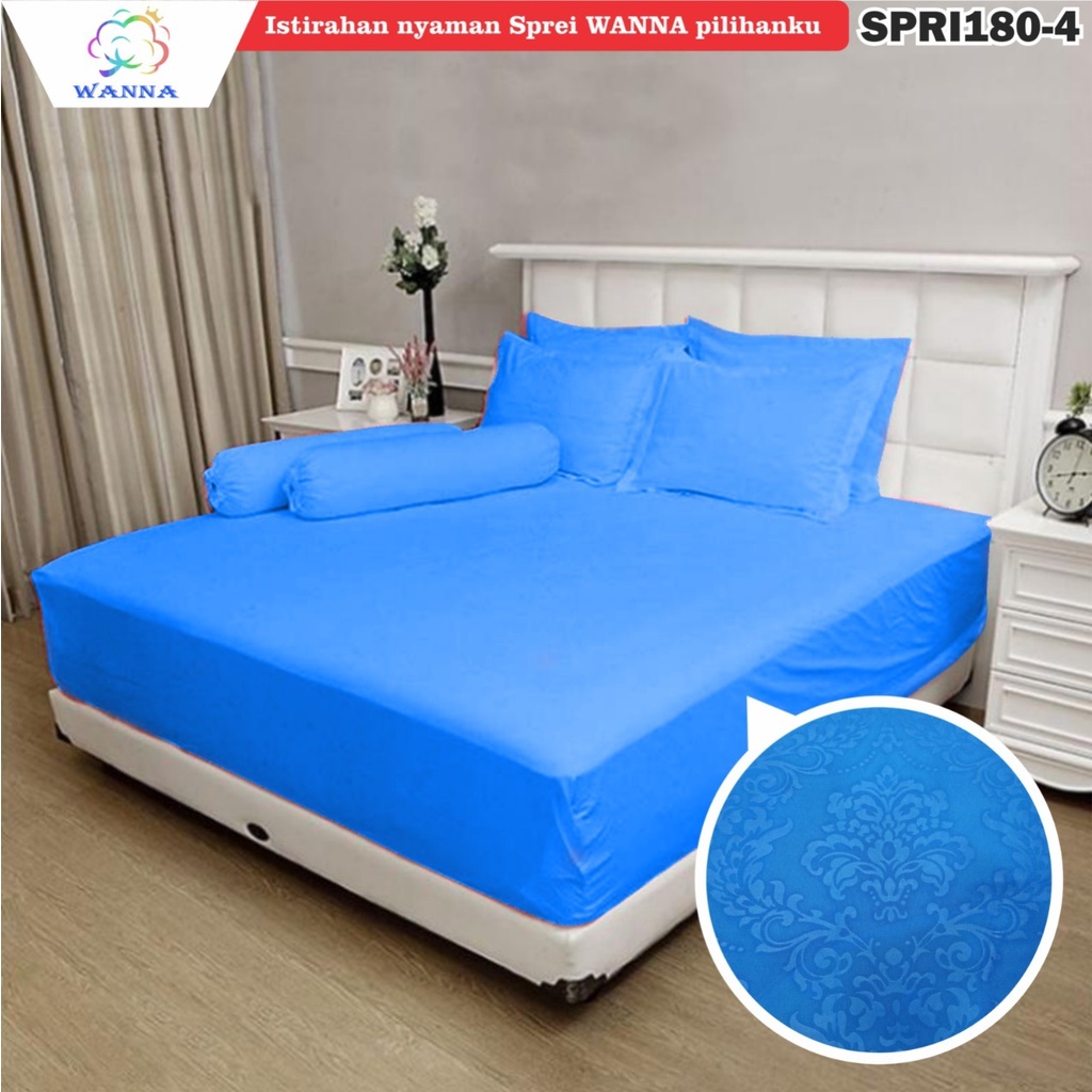 DISKON !! Sprai Polos Embos Sprei ukuran 180x200cm Seprei Halus Adem Tidak Luntur Sprei Ori TIDAK PANAS