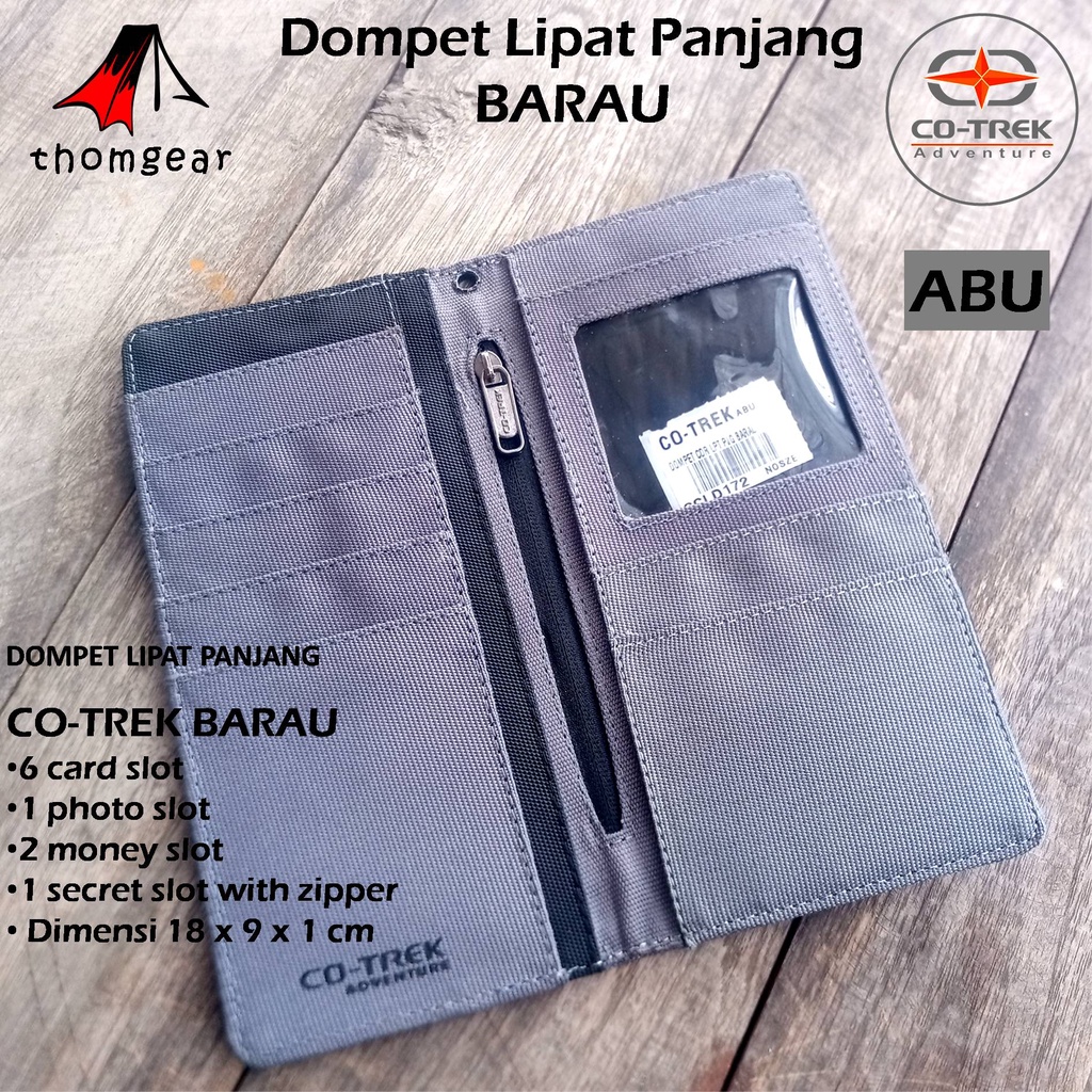 Thomgear Dompet Lipat Panjang Cotrek Equador Barau Co-Trek Adventure Dompet Lipat Pj Thomgear Probolinggo